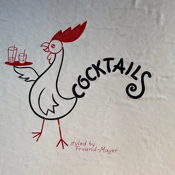 Other - Vintage Cocktail Napkins.  Styled by Freund-Mayer, made in Denmark.